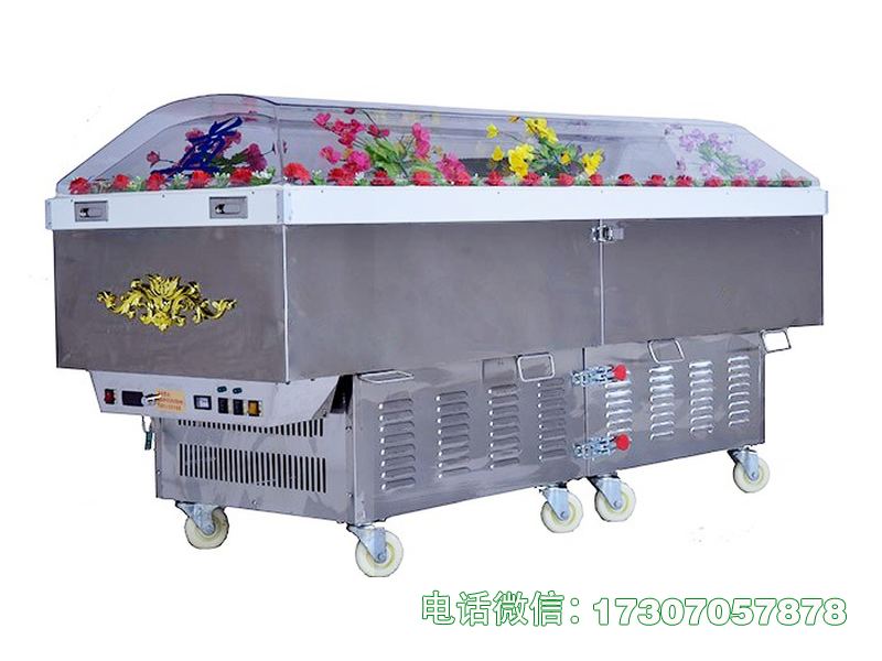 屯昌不锈钢水晶冰棺