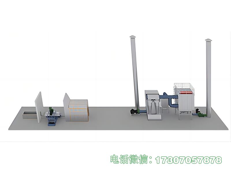 江夏火化炉尾气处理系统及配套设备